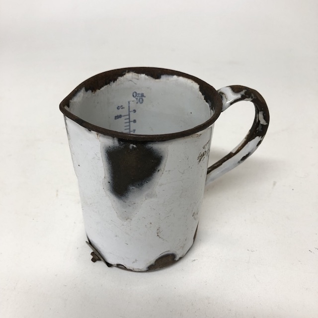 JUG, Vintage White Enamel - Ex Small 